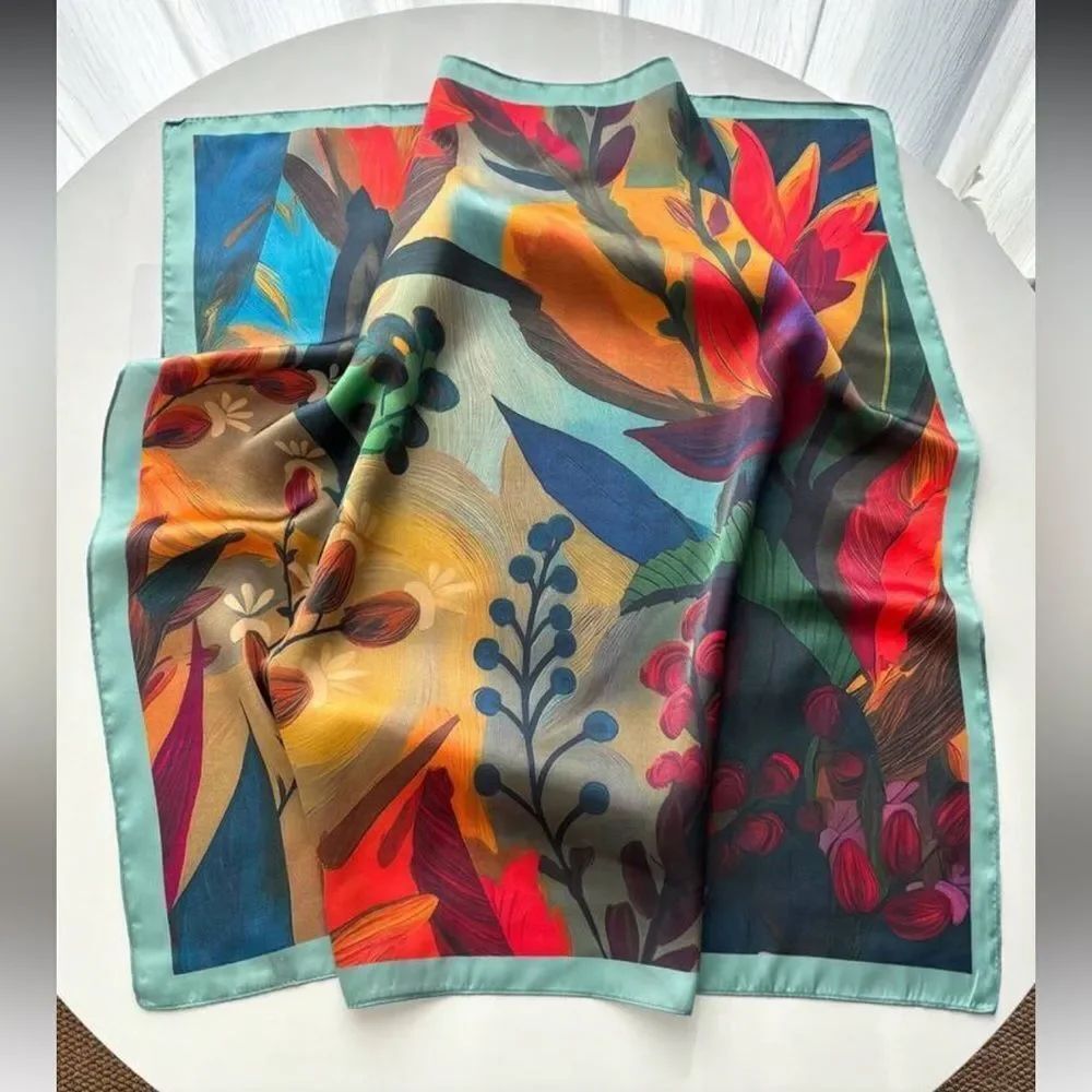 Vibrant Floral Scarf S99